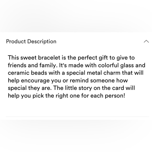 NEW Live happy beaded boho bracelet - Picture 2 of 5